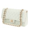 Bolso de mano Chanel  Timeless Classic en tweed verde - 00pp thumbnail