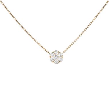 Collar Van Cleef 
Arpels Fleurette de oro amarillo y diamantes