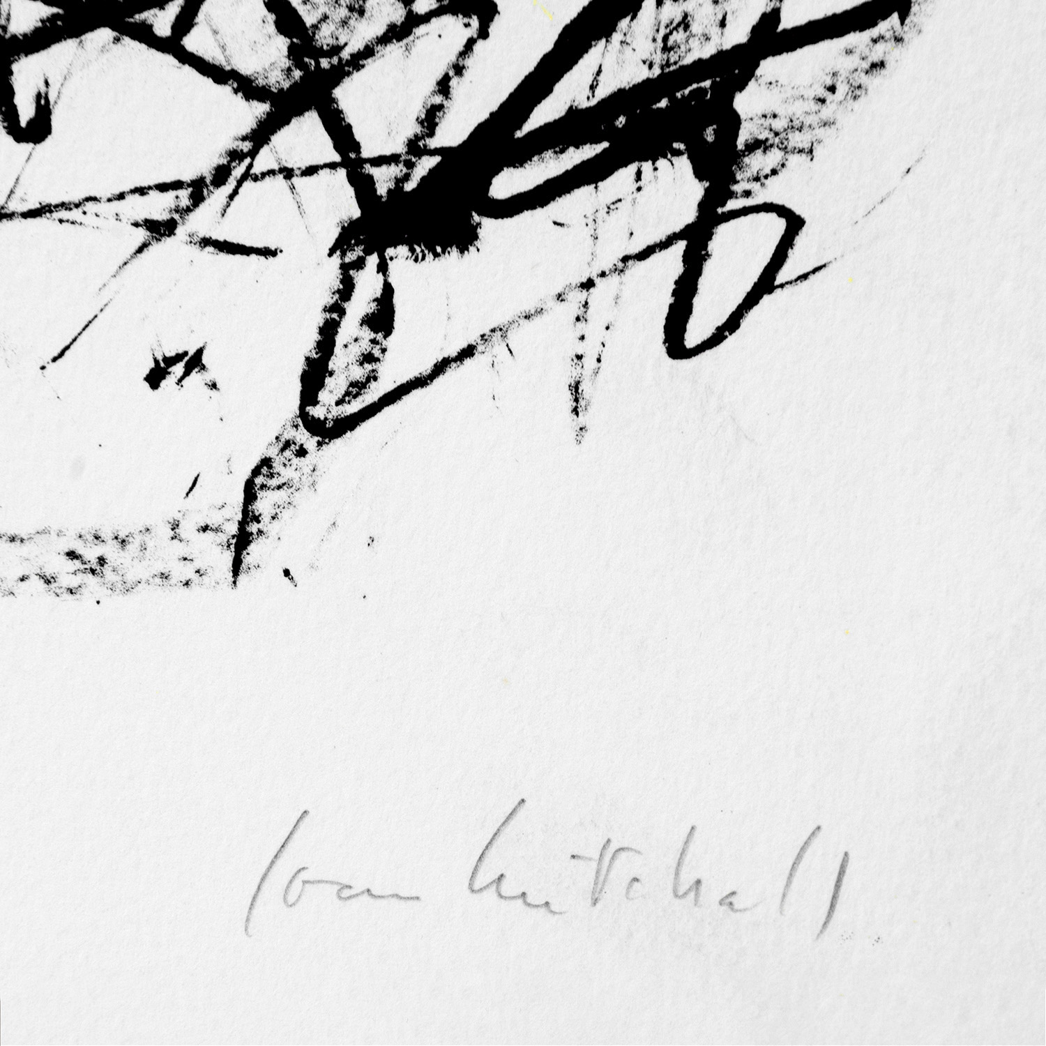 Joan Mitchell (1925-1992), Trees (Black, Yellow and Blue) - 1991 - Detail D4