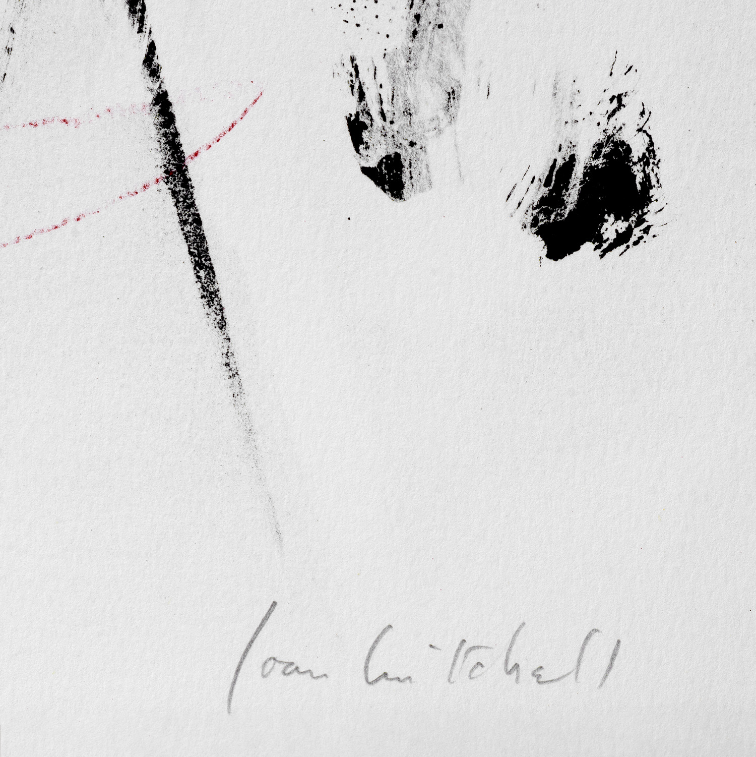Joan Mitchell (1925-1992), Trees (Black and Red) - 1992 - Detail D4