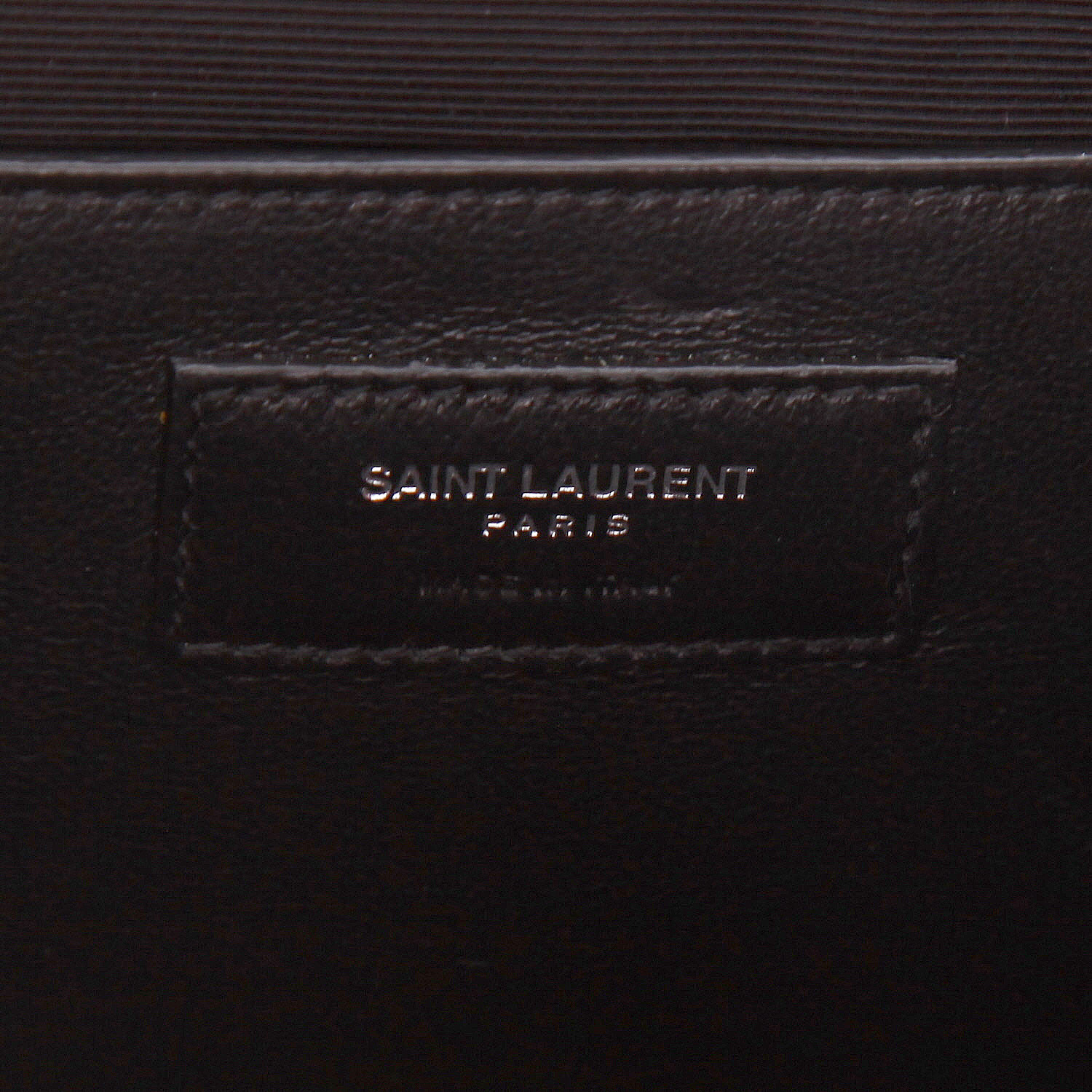 Sac bandoulière Saint Laurent  Kate Pompon en cuir rouge - Detail D2