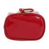 Prada  Triangle mini  shoulder bag  in red patent leather - Detail D1 thumbnail