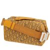 Borsa a tracolla Dior  Lingot 22 in tessuto a monogramma Oblique giallo e pelle gialla - 00pp thumbnail