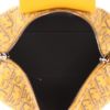 Sac bandoulière Dior  Lingot 22 en toile monogram Oblique jaune et cuir jaune - Detail D3 thumbnail