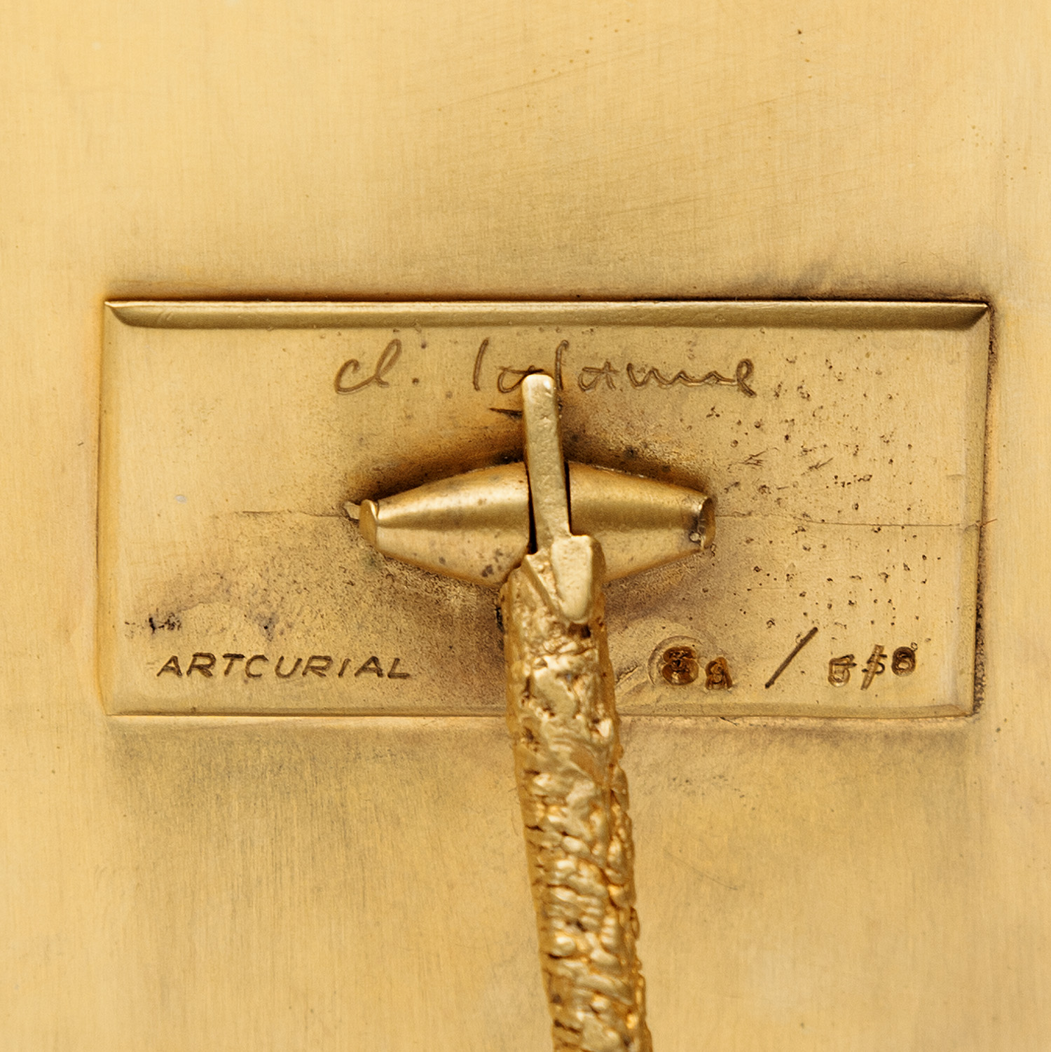 Claude Lalanne (1925-2019), 'Gui' mirror - circa 1985 - Artcurial edition - Detail D6