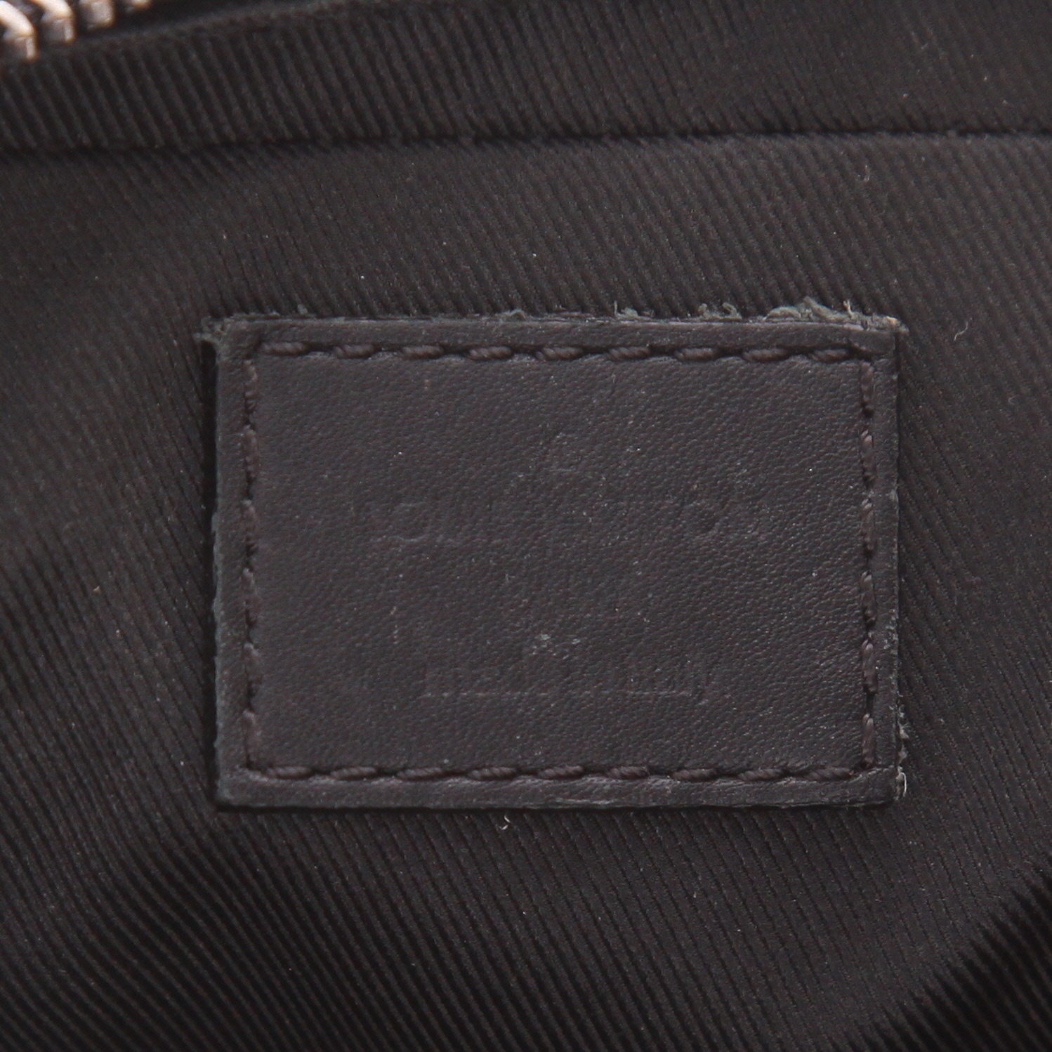 Borsa a tracolla Louis Vuitton   in cuoio con fantasia a scacchi nera - Detail D2