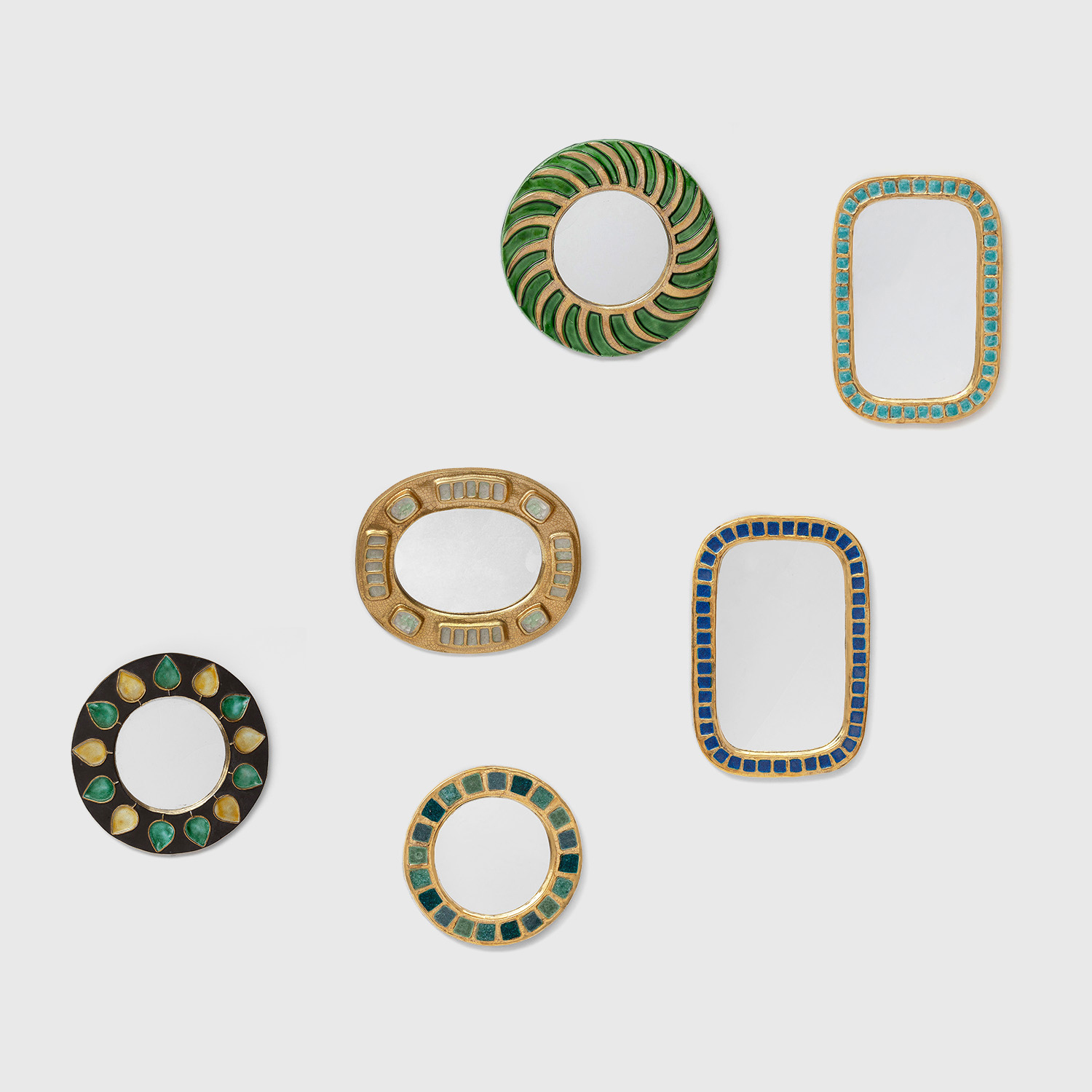 Mithé Espelt (1923-2020), Mirror 'Oblong PV' - created in 1958 - Detail D3