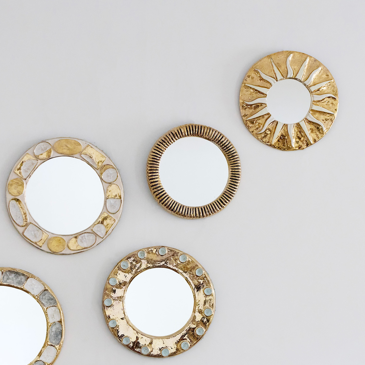 'Inti' mirror - circa 1975 - Detail D3