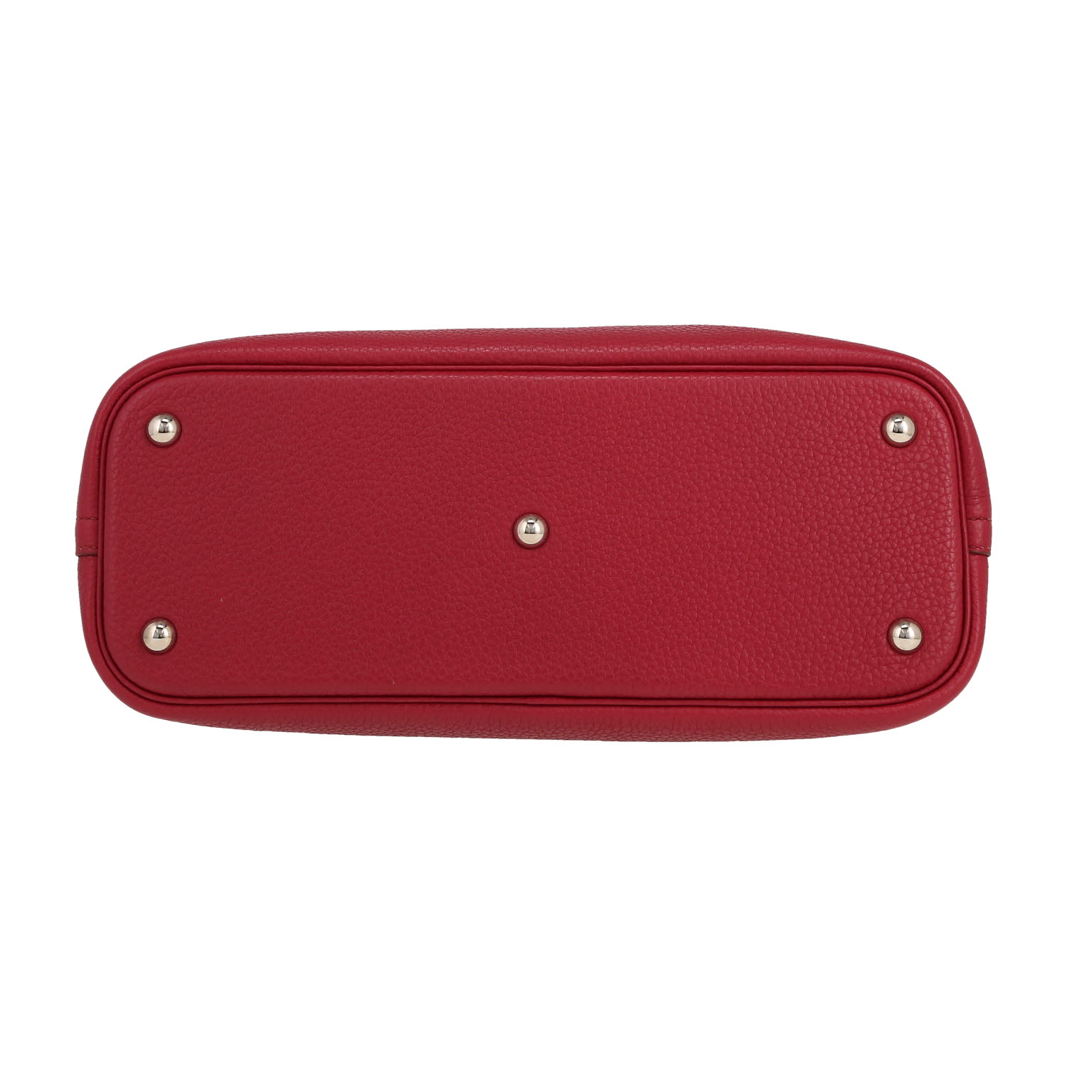 Borsa Hermès  Bolide 31 cm in pelle togo rosso Rubis - Detail D1