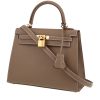 Bolso de mano Hermès  Kelly 25 cm en cuero epsom marrón etoupe - 00pp thumbnail