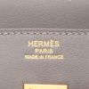 Bolso de mano Hermès  Birkin 25 cm en cuero swift gris - Detail D2 thumbnail