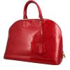 Sac à main Louis Vuitton  Alma grand modèle  en cuir verni rouge - 00pp thumbnail