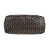 Goyard  Saint-Louis shopping bag  in black and brown Goyard canvas  and brown leather - Detail D1 thumbnail