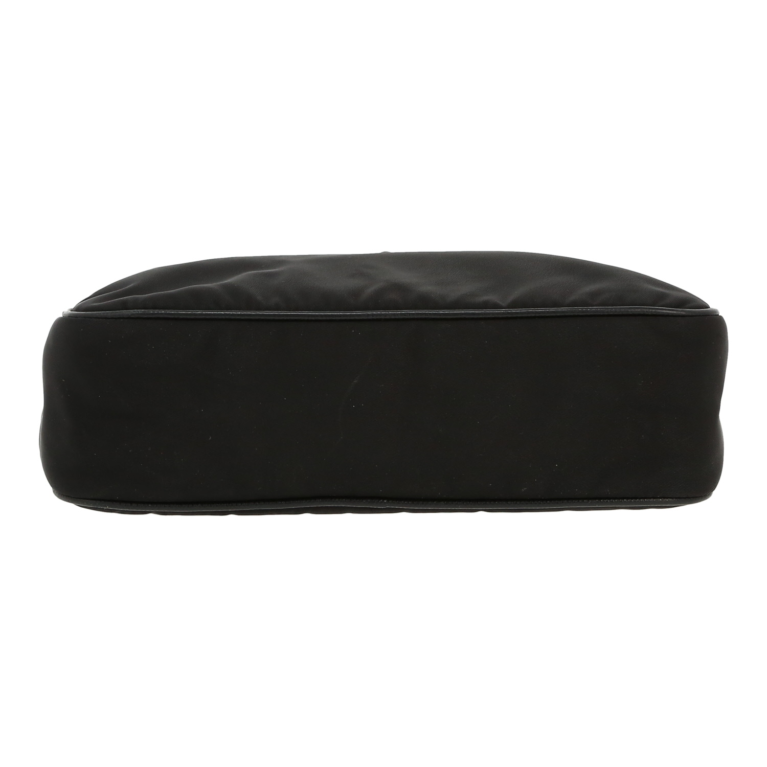 Prada  Re-Edition 2005 shoulder bag  in black canvas - Detail D1