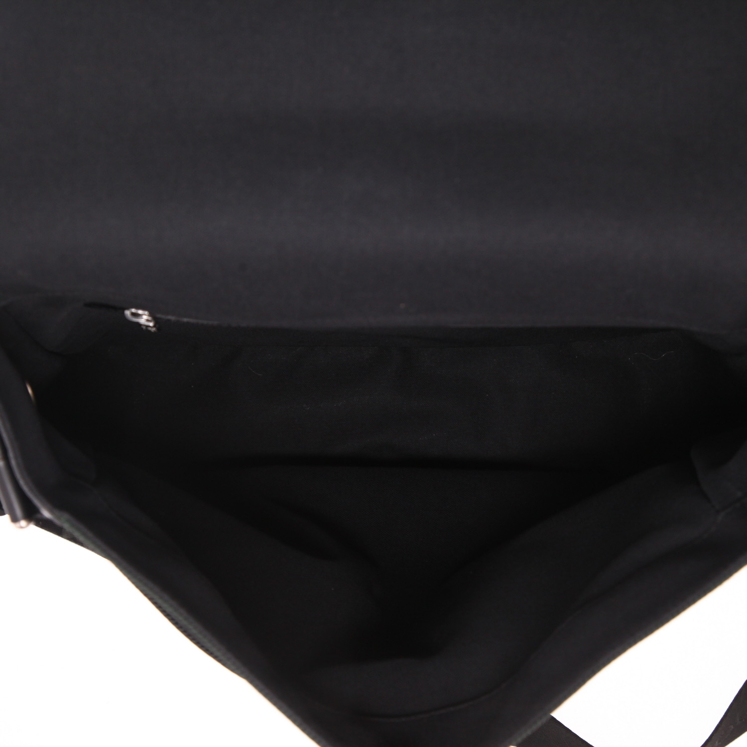 Bolso bandolera Louis Vuitton  Messenger en cuero taiga negro y lona negra - Detail D3