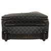 Louis Vuitton   suitcase  damier graphite canvas  and black leather - Detail D4 thumbnail