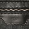 Louis Vuitton   suitcase  damier graphite canvas  and black leather - Detail D6 thumbnail