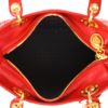 Dior  Lady Dior handbag  in red leather cannage - Detail D3 thumbnail