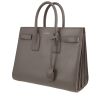 Bolso de mano Saint Laurent  Sac de jour modelo pequeño  en cuero gris - 00pp thumbnail