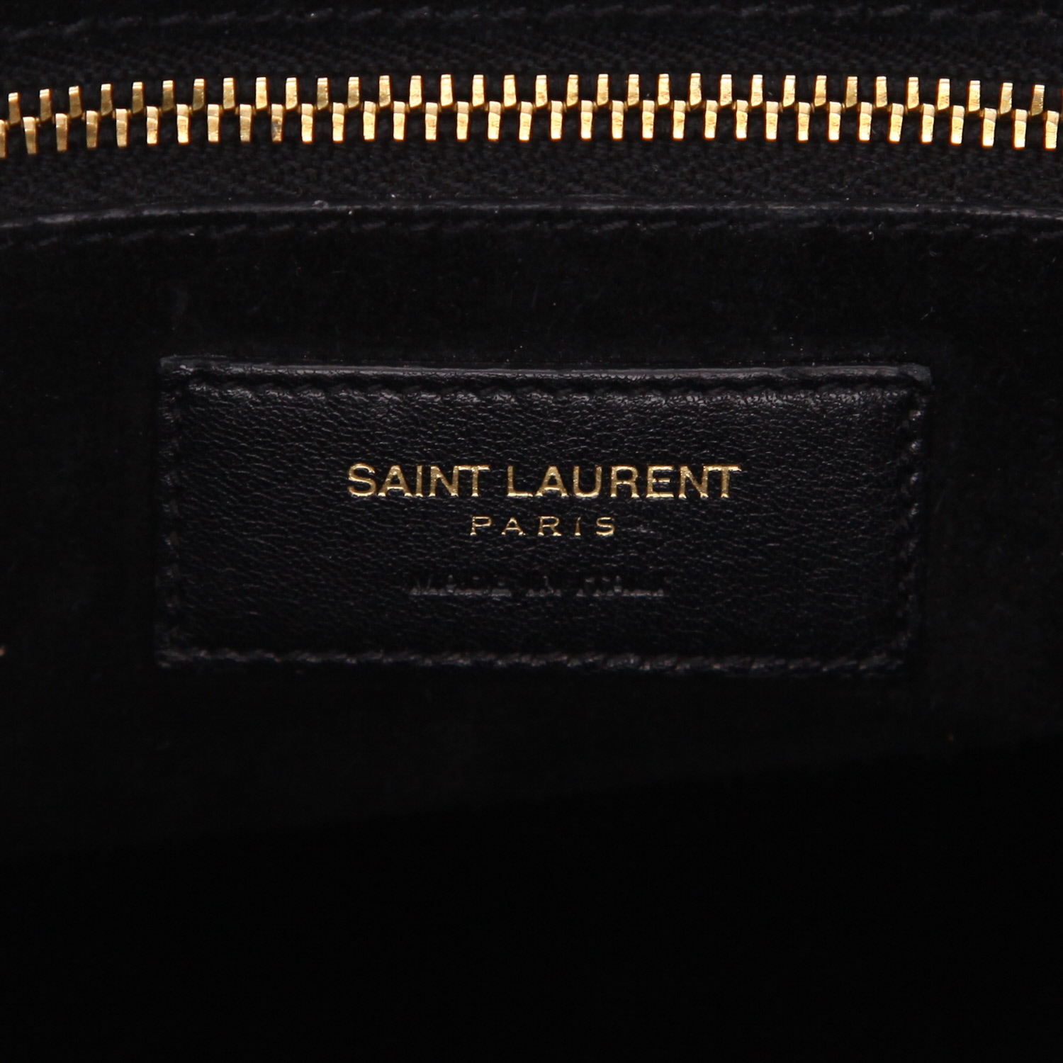 Bolso de mano Saint Laurent  Sac de jour modelo mediano  en cuero negro - Detail D2