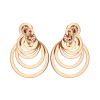 Paire de boucles d'oreilles De Grisogono Gypsy en or rose et diamants - 00pp thumbnail