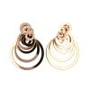 Paire de boucles d'oreilles De Grisogono Gypsy en or rose et diamants - 360 thumbnail