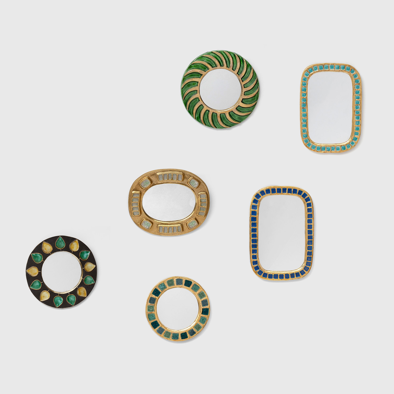 Mithé Espelt (1923-2020), Miroir 'Oblong PV' - modèle créé en 1958 - Detail D4