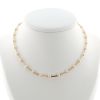 Poiray Fuseau necklace in yellow gold and cultured pearls - 360 thumbnail