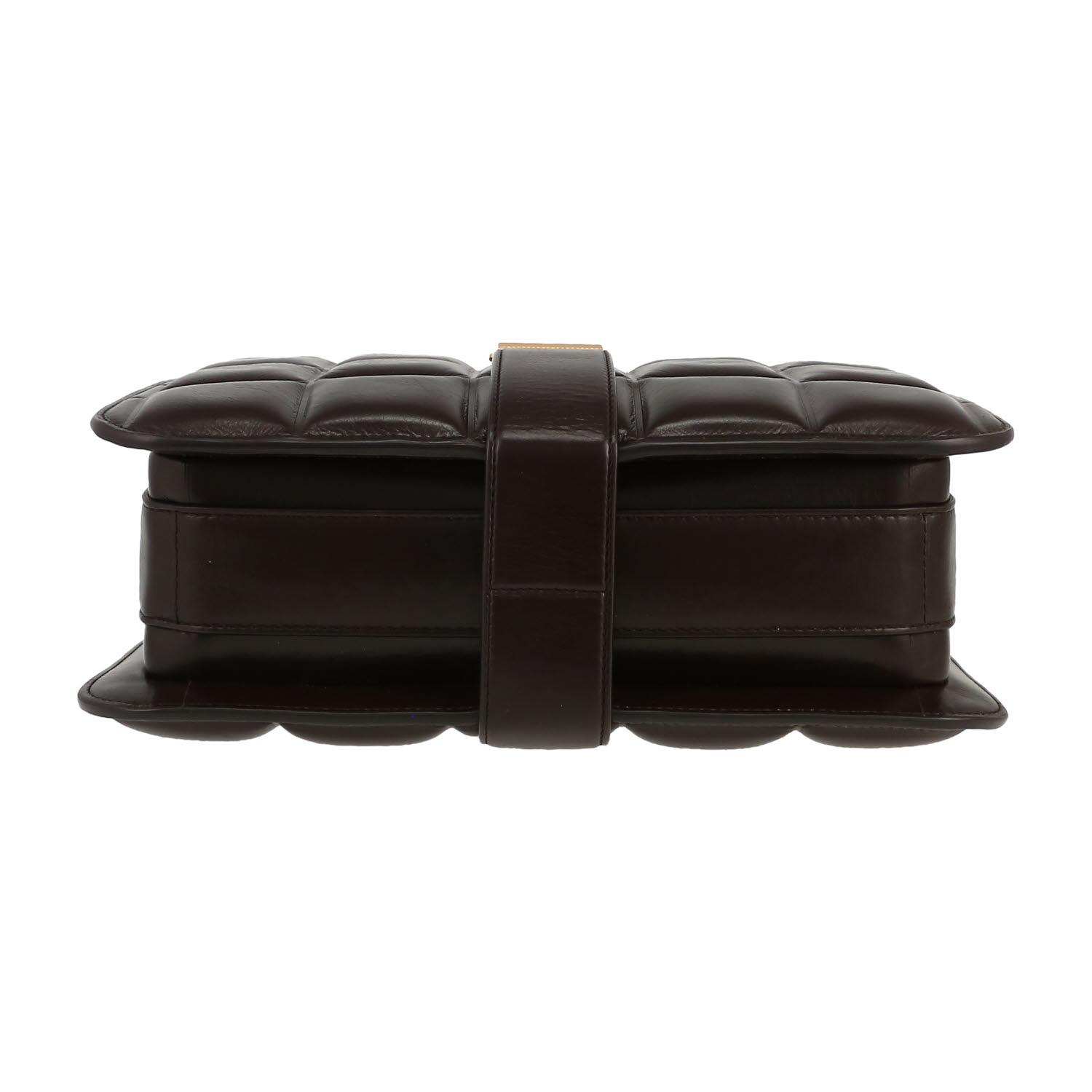 Bottega Veneta  Marie Padded shoulder bag  in brown leather - Detail D1