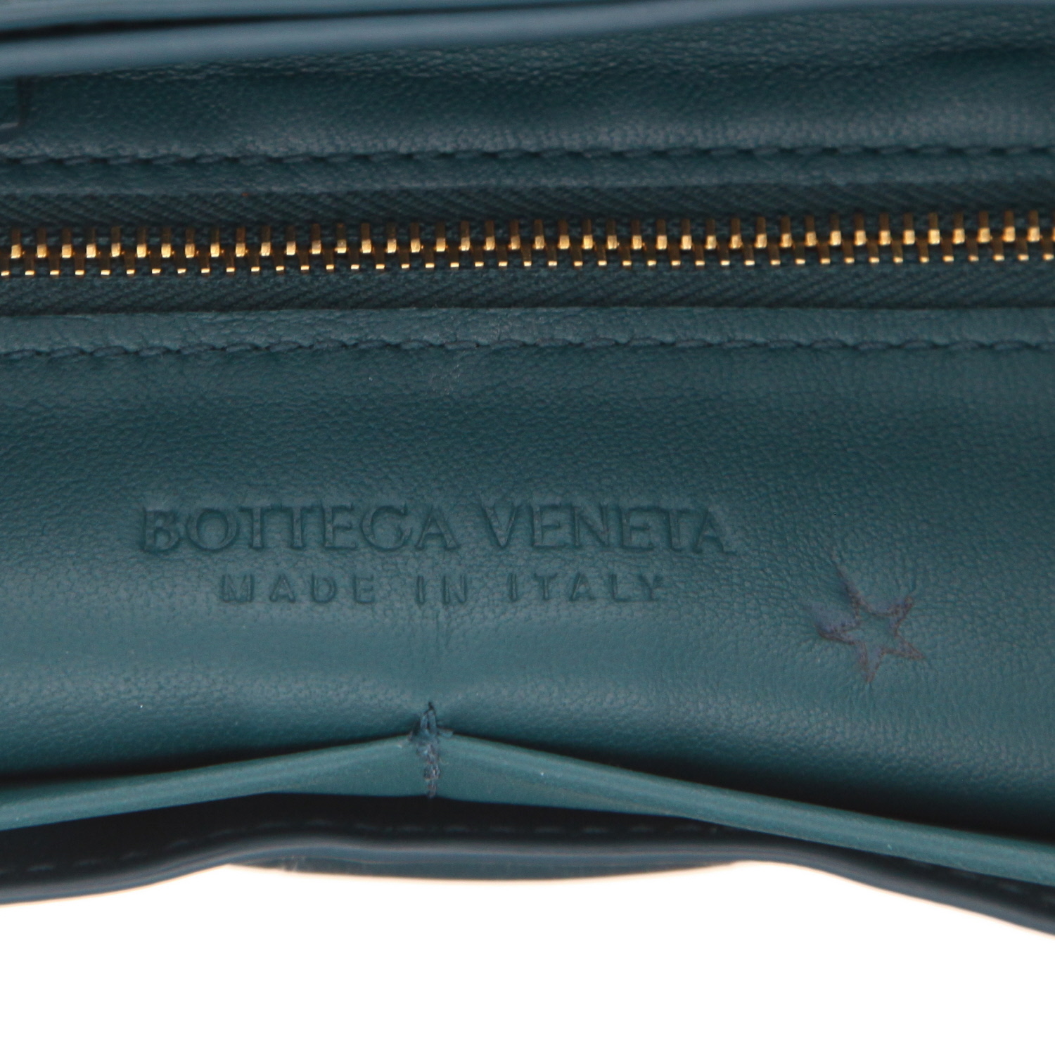 Borsa a tracolla Bottega Veneta  Marie Padded in pelle verde - Detail D2
