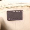 Celine  Vintage shoulder bag  in white "Triomphe" canvas  and brown leather - Detail D2 thumbnail