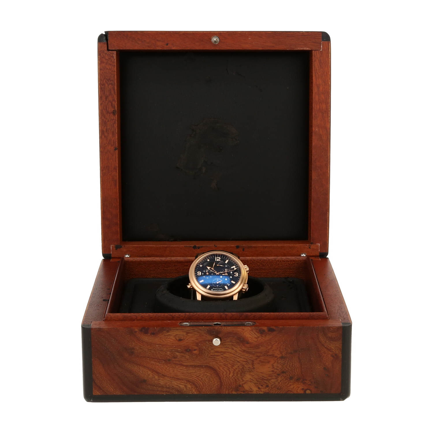 Blancpain Leman GMT Alarm watch in rose gold, circa 2000 - Detail D2