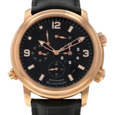 Blancpain Leman GMT Alarm watch in rose gold, circa 2000