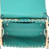 Hermès  Kelly 20 cm Picnic handbag  wicker  and Vert Veronese Swift leather - Detail D3 thumbnail