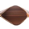 Louis Vuitton  Pochette accessoires handbag  in brown monogram canvas  and natural leather - Detail D3 thumbnail