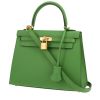 Bolso de mano Hermès  Kelly 25 cm en cuero epsom Vert Yuka - 00pp thumbnail