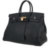 Hermès  Birkin 40 cm handbag  in blue Fjord leather - 00pp thumbnail