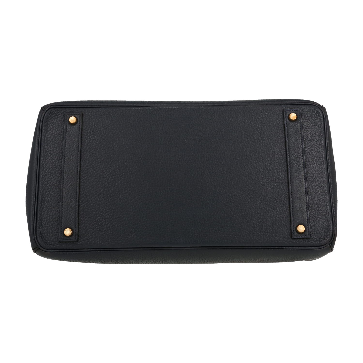 Sac à main Hermès  Birkin 40 cm en cuir Fjord bleu - Detail D1