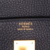 Bolso de mano Hermès  Birkin 40 cm en cuero Fjord azul - Detail D2 thumbnail