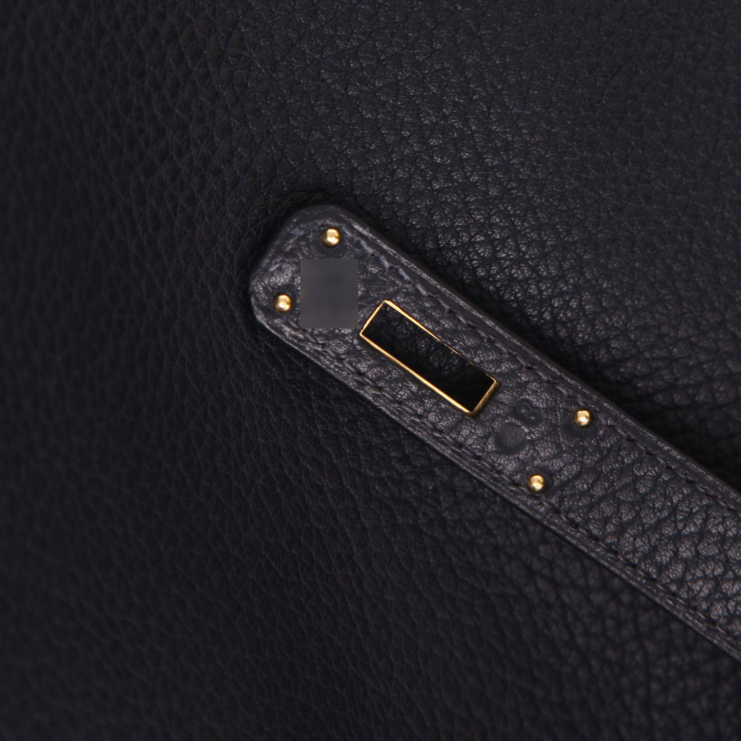 Sac à main Hermès  Birkin 40 cm en cuir Fjord bleu - Detail D4