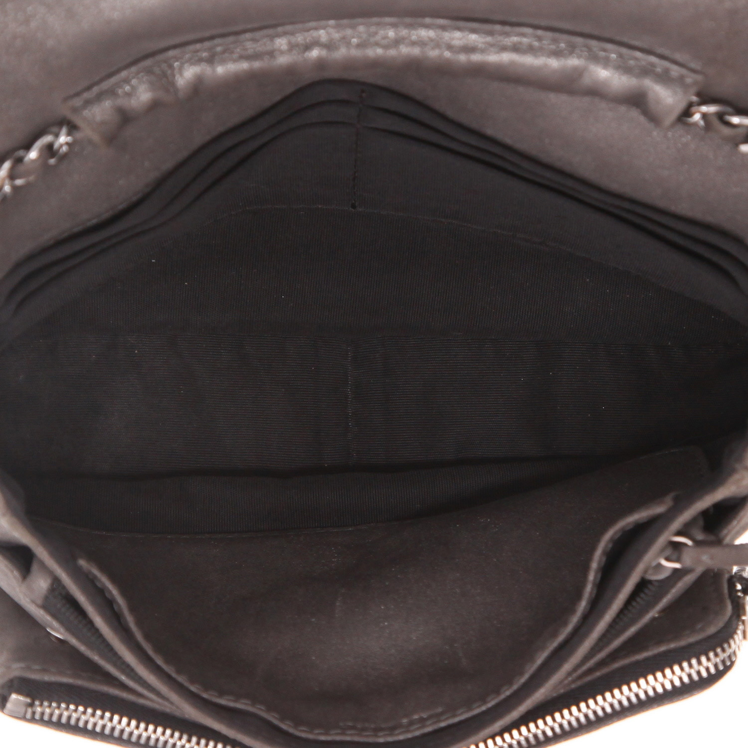 Borsa a tracolla Chanel  Wallet on Chain in pelle iridescente marrone - Detail D3