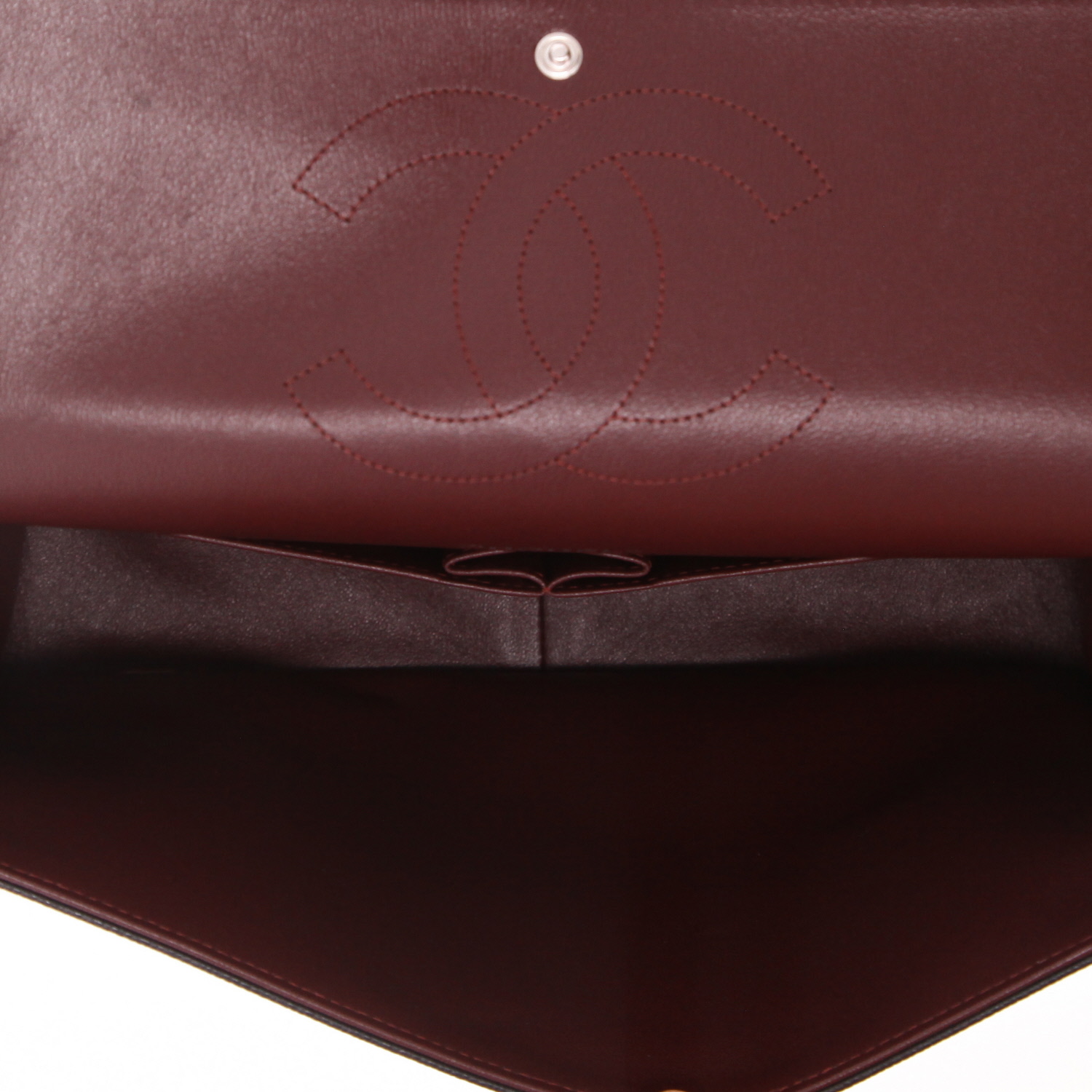 Borsa Chanel  Timeless Maxi Jumbo in pelle martellata e trapuntata nera - Detail D3