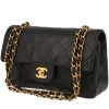 Bolso de mano Chanel  Timeless Petit en cuero acolchado negro - 00pp thumbnail