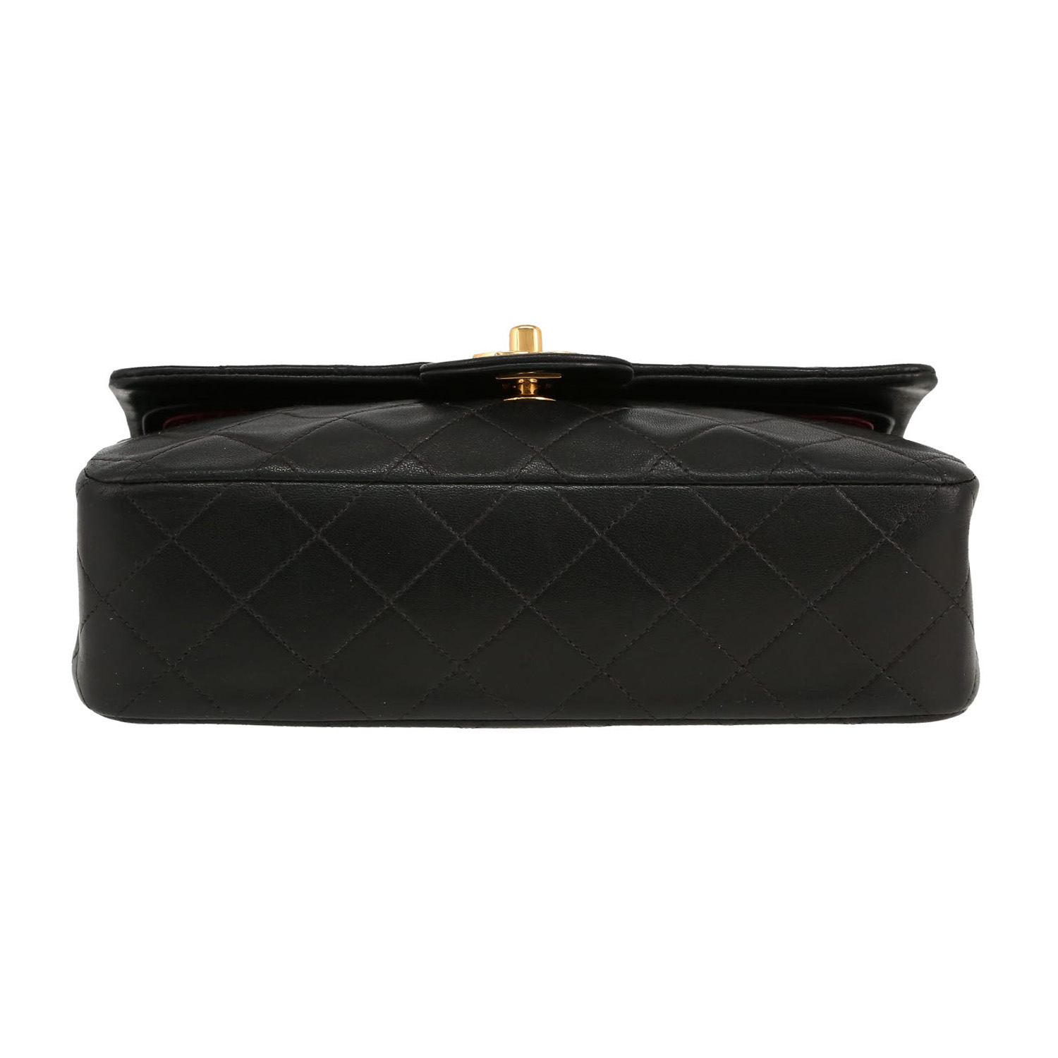 Sac à main Chanel  Timeless Petit en cuir matelassé noir - Detail D1