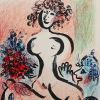 Marc Chagall (1887-1985), L'Écuyère au bouquet - 1963 - Detail D1 thumbnail