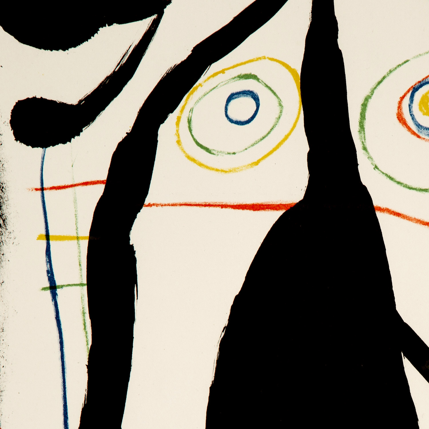 Joan Miró (1893-1983), La femme étrangère - 1958 - Detail D1