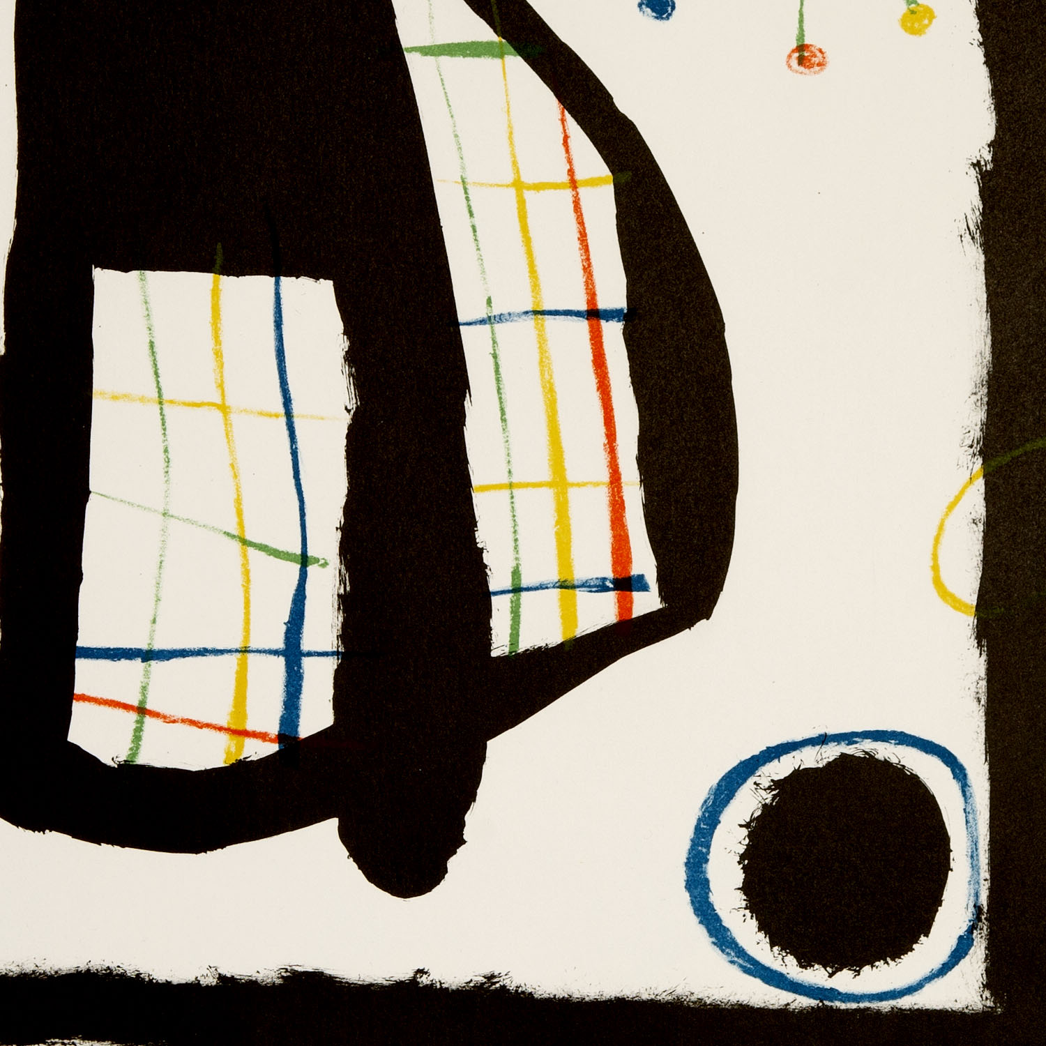 Joan Miró (1893-1983), La femme étrangère - 1958 - Detail D2