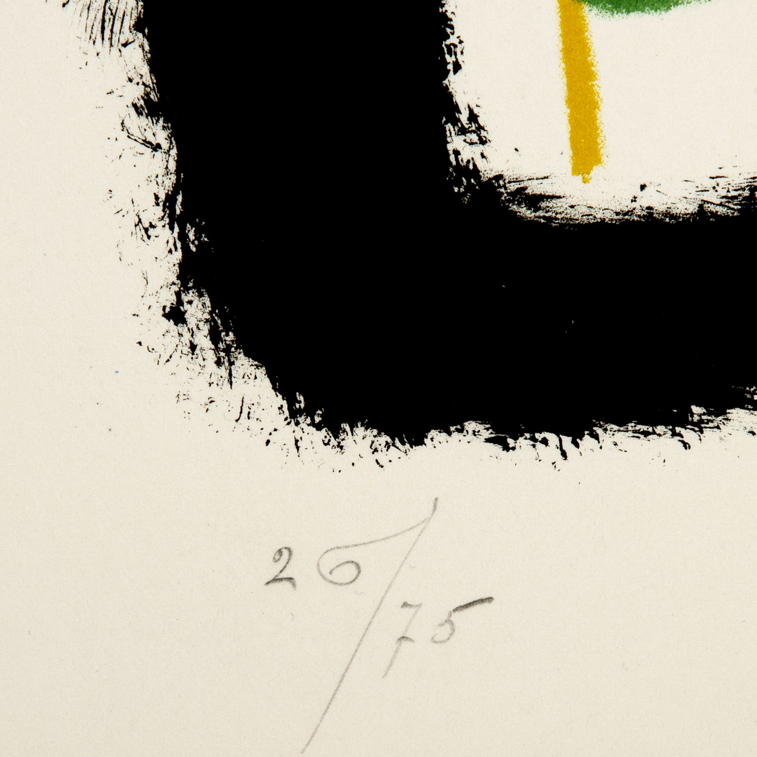 Joan Miró (1893-1983), La femme étrangère - 1958 - Detail D3