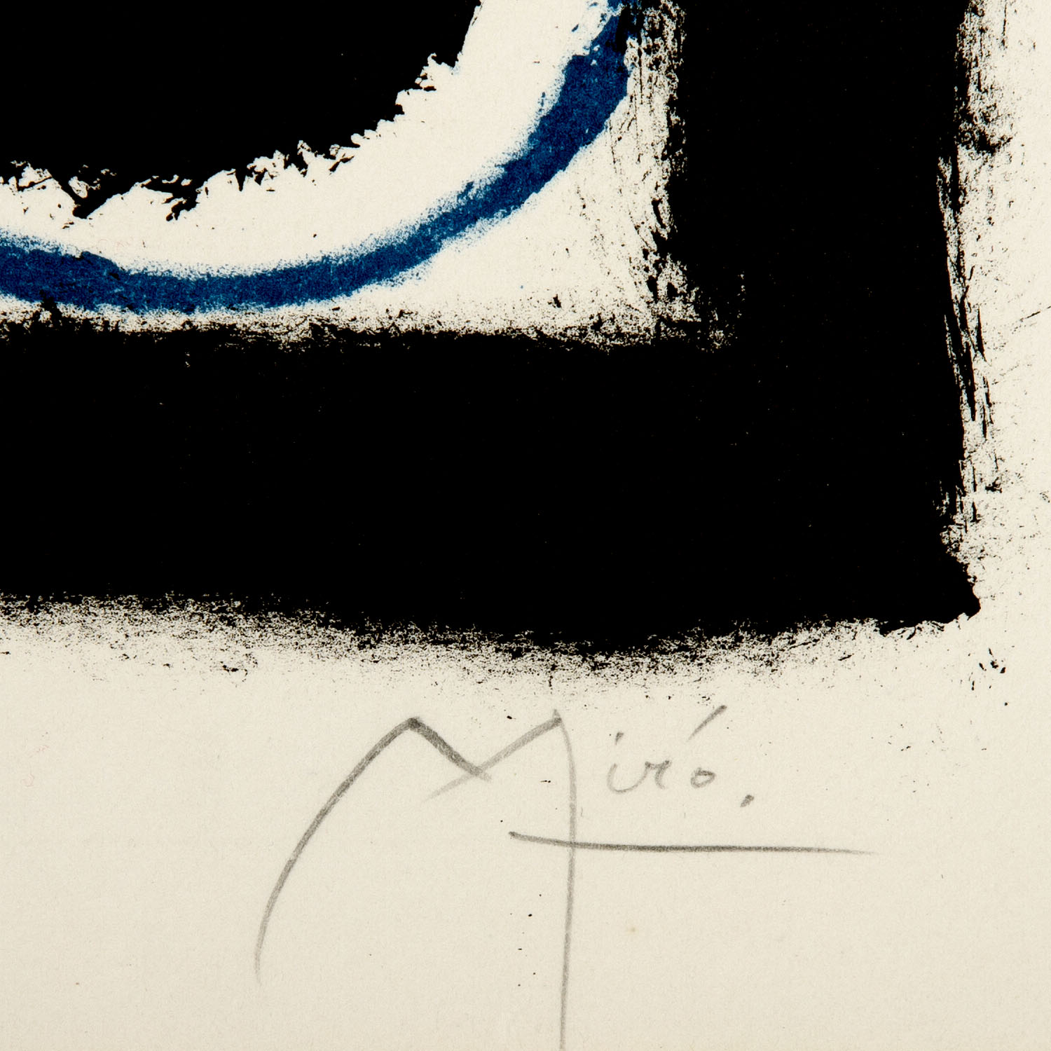 Joan Miró (1893-1983), La femme étrangère - 1958 - Detail D4
