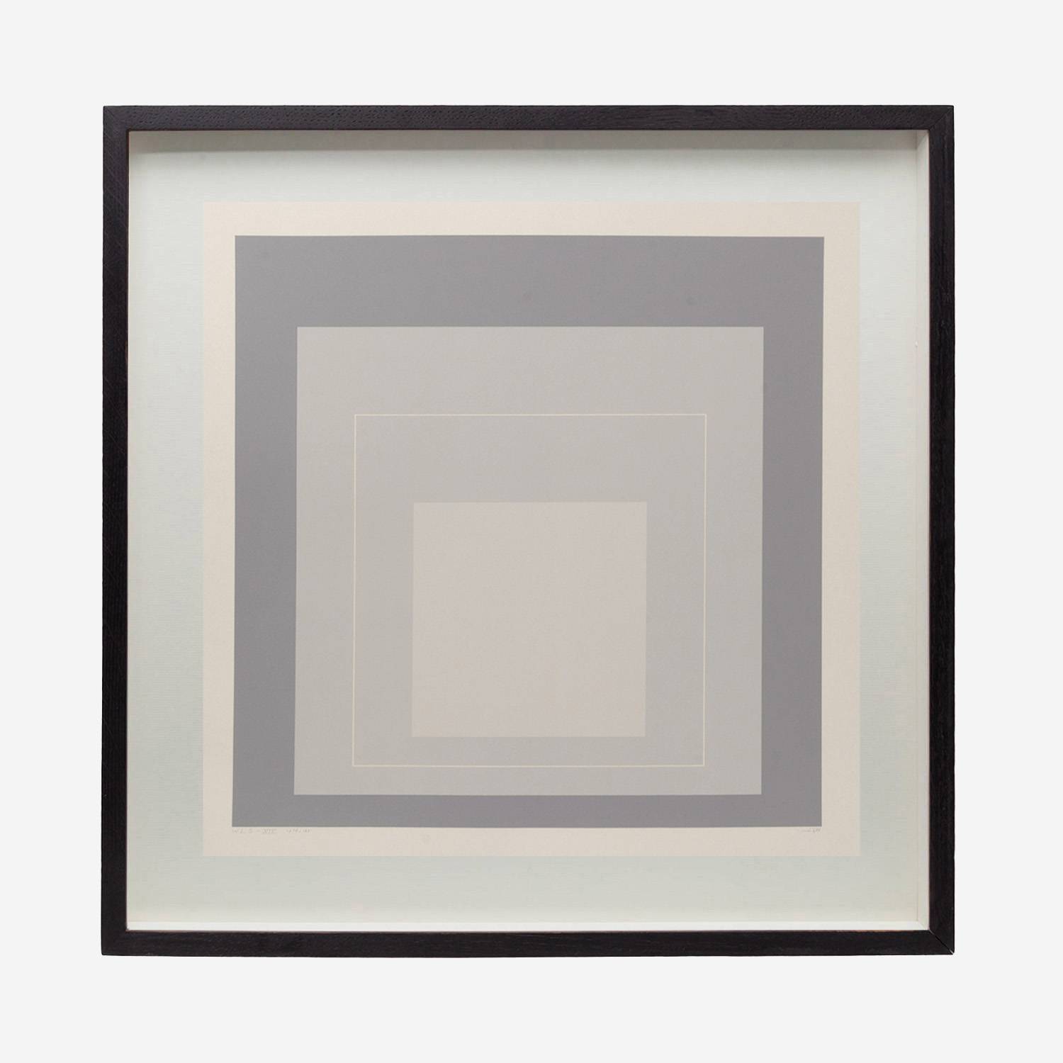 WLS XIV, from White Line Squares (Series II) - 1966